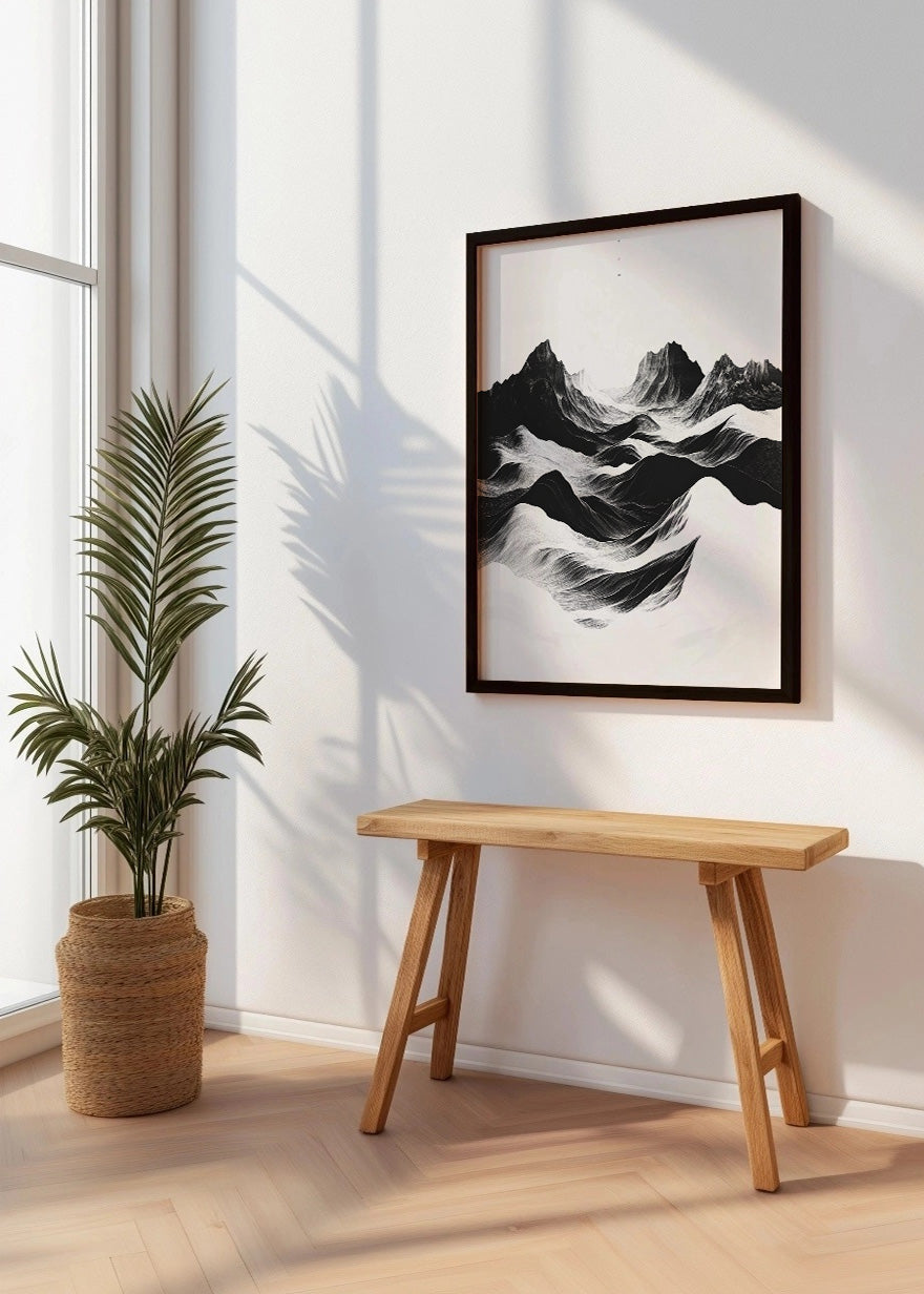 Cuadro Minimalismo montañoso