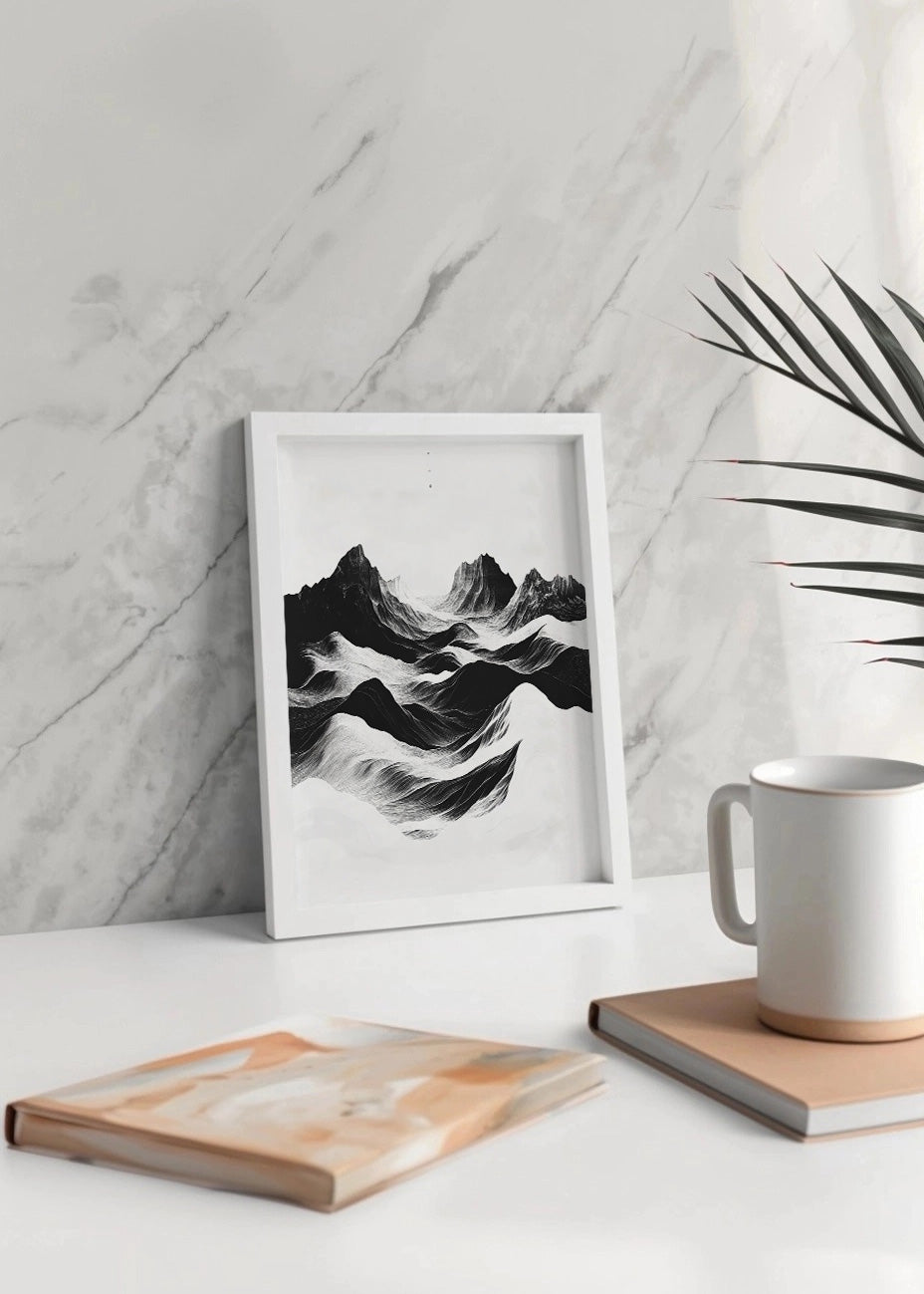 Cuadro Minimalismo montañoso