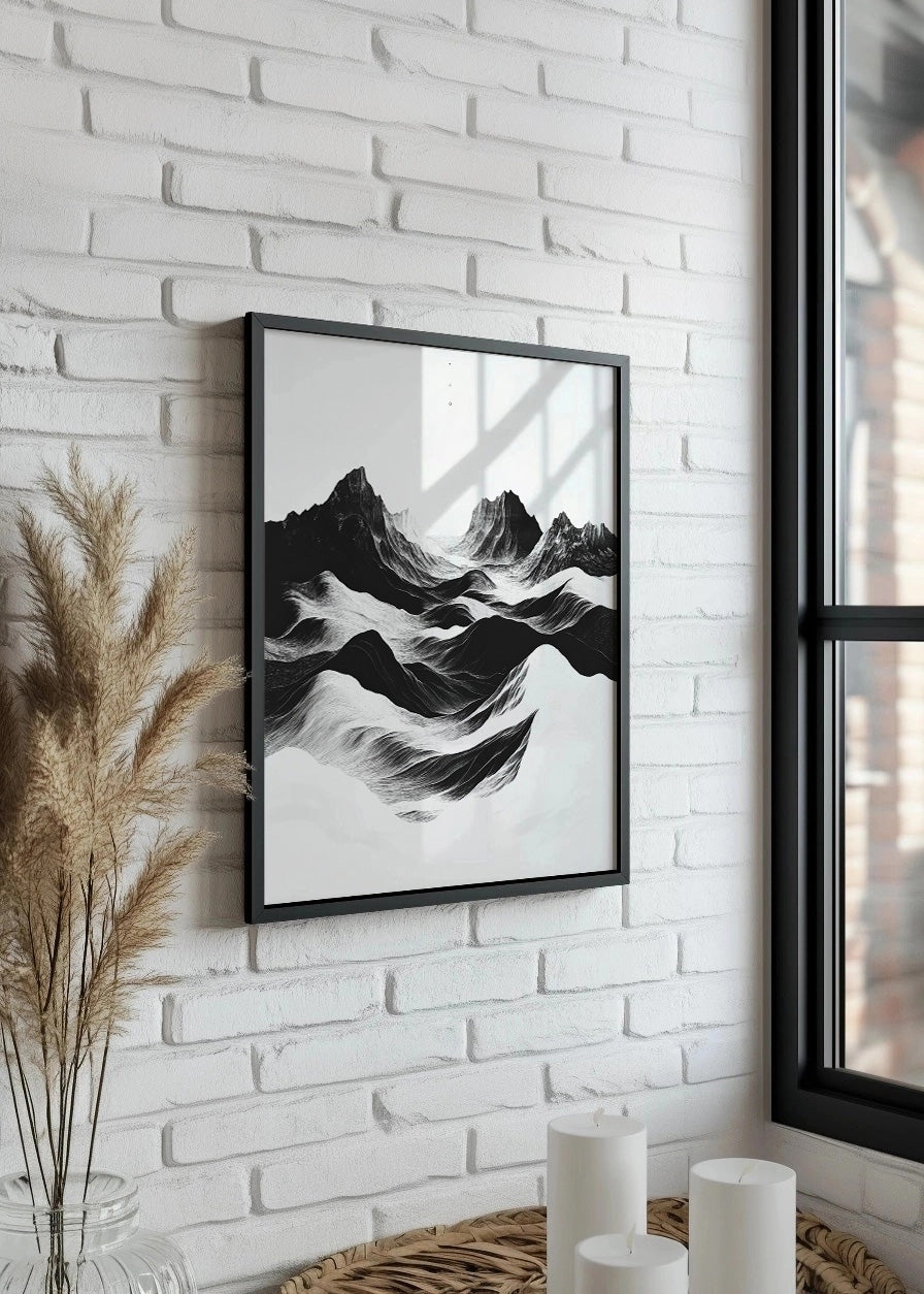 Cuadro Minimalismo montañoso