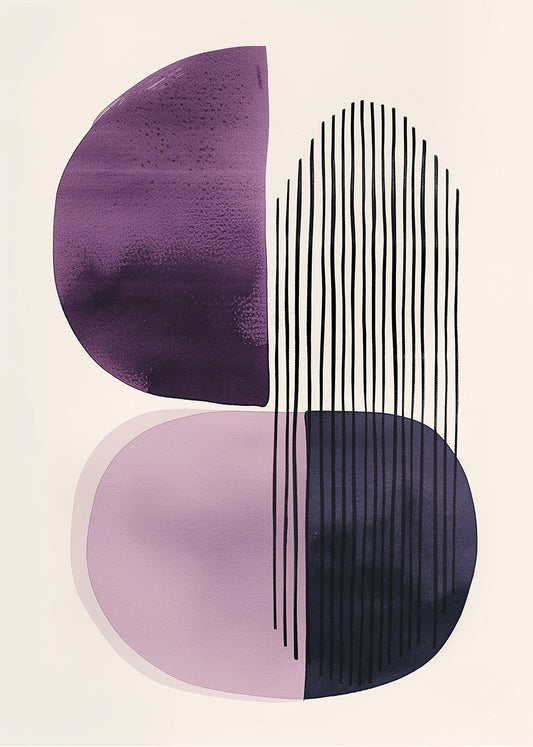 Cuadro Minimal purple