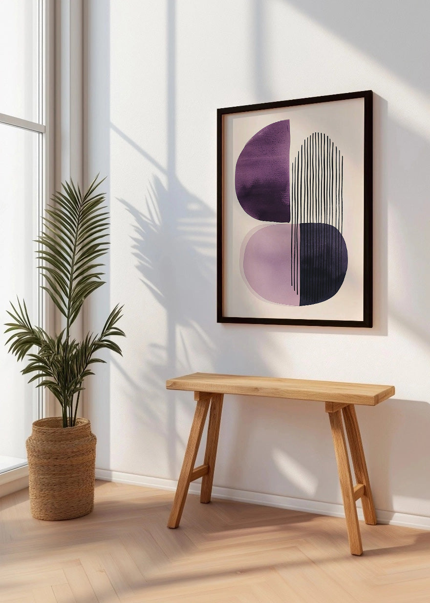 Cuadro Minimal purple