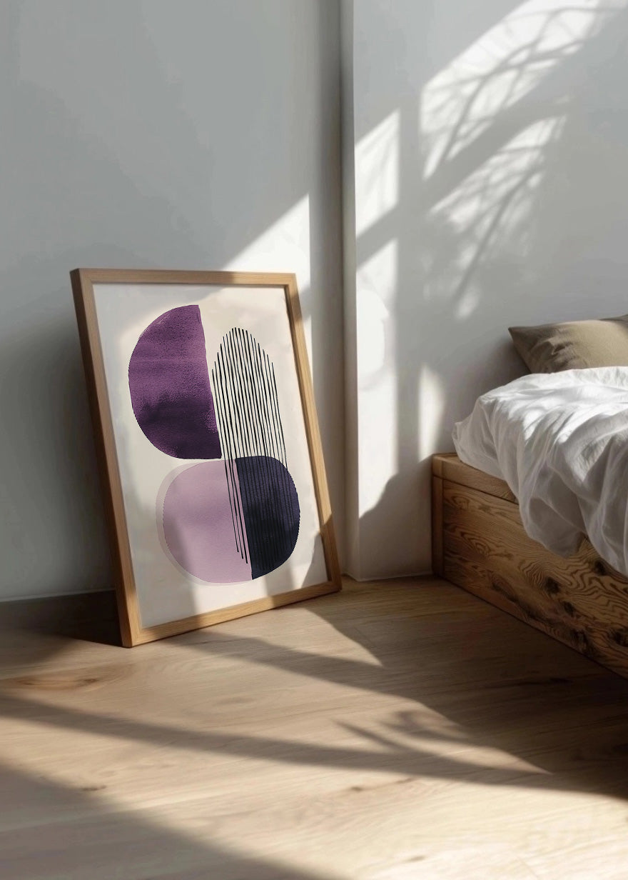 Cuadro Minimal purple