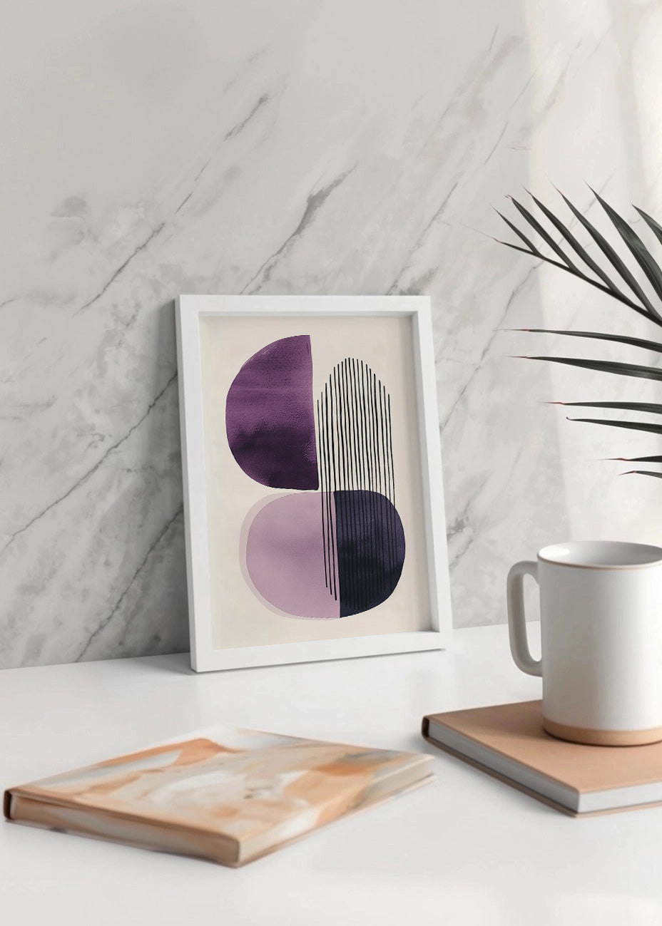 Cuadro Minimal purple