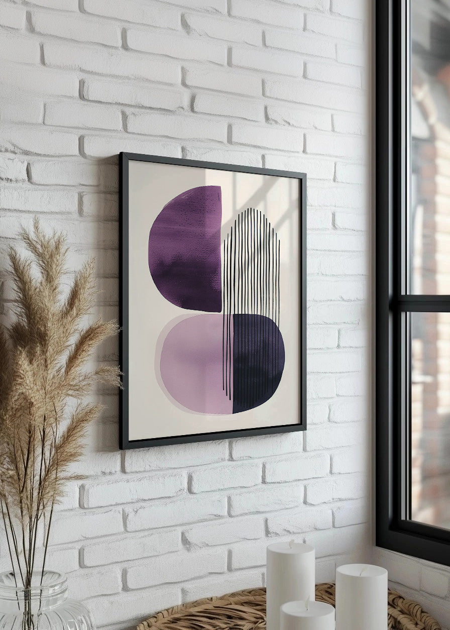Cuadro Minimal purple