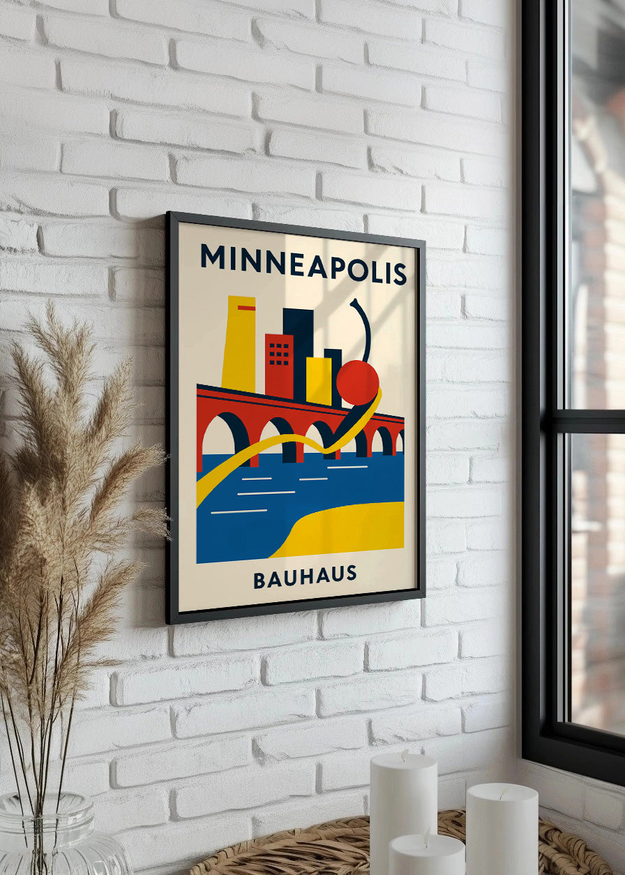 Cuadro Minneapolis Poster Bauhaus