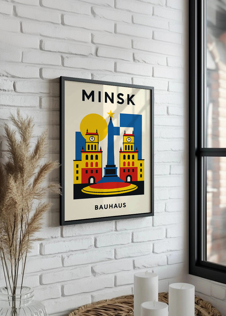 Cuadro Minsk Poster Bauhaus
