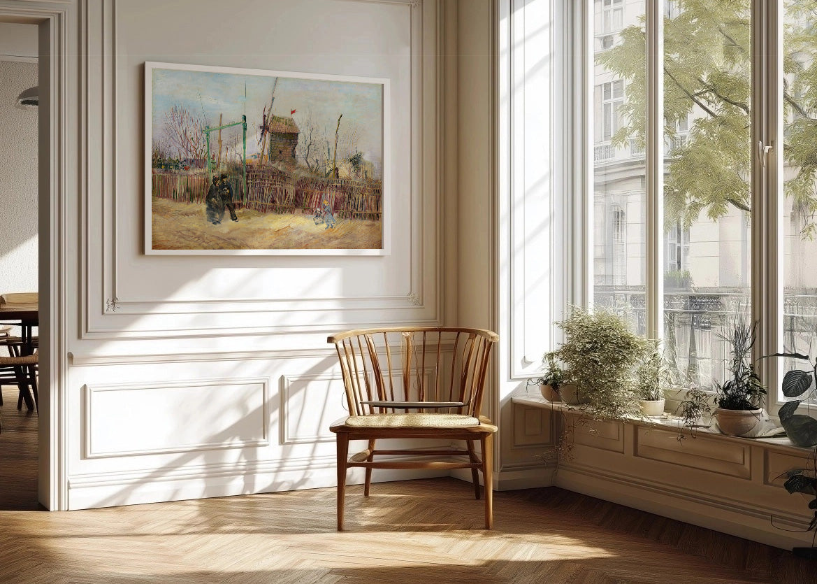 Cuadro Molino de Montmartre (Van Gogh)