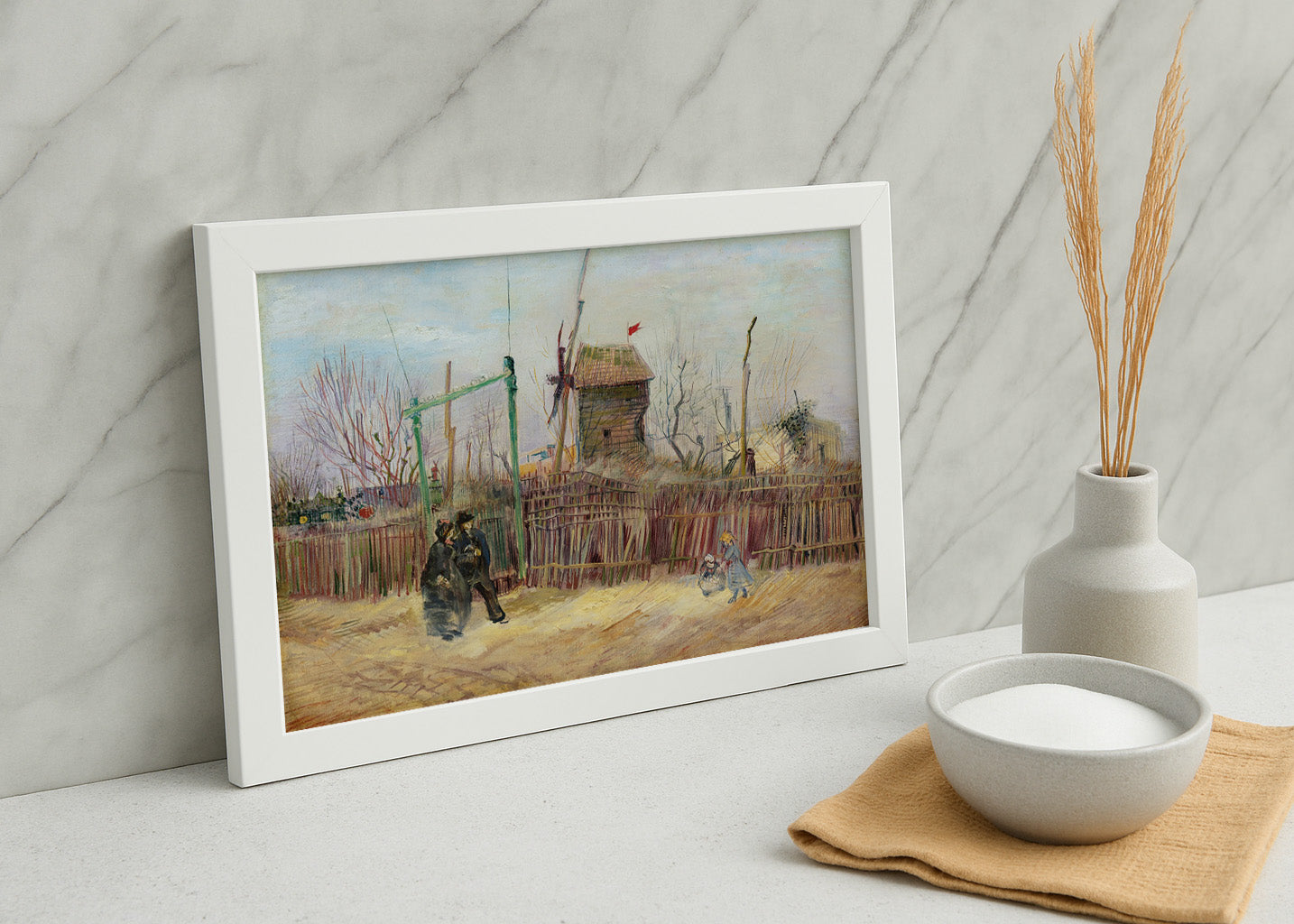 Cuadro Molino de Montmartre (Van Gogh)