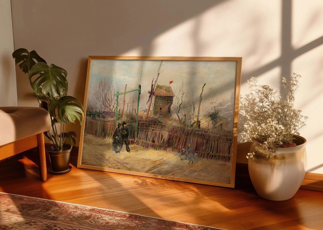 Cuadro Molino de Montmartre (Van Gogh)