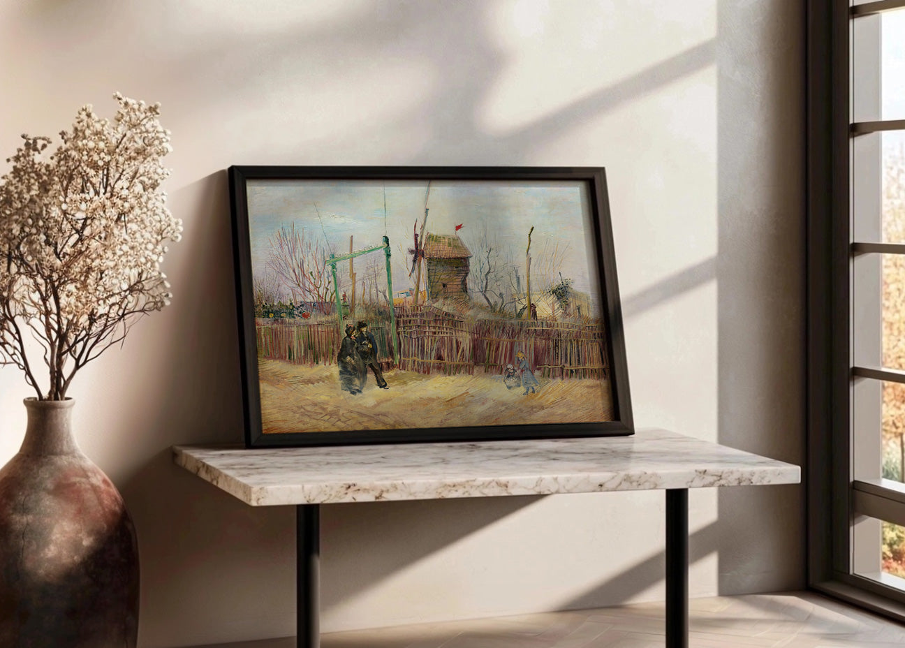 Cuadro Molino de Montmartre (Van Gogh)