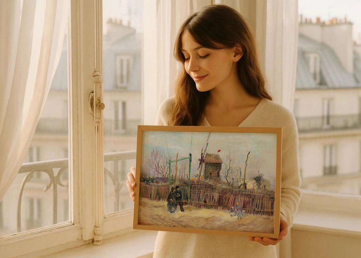 Cuadro Molino de Montmartre (Van Gogh)
