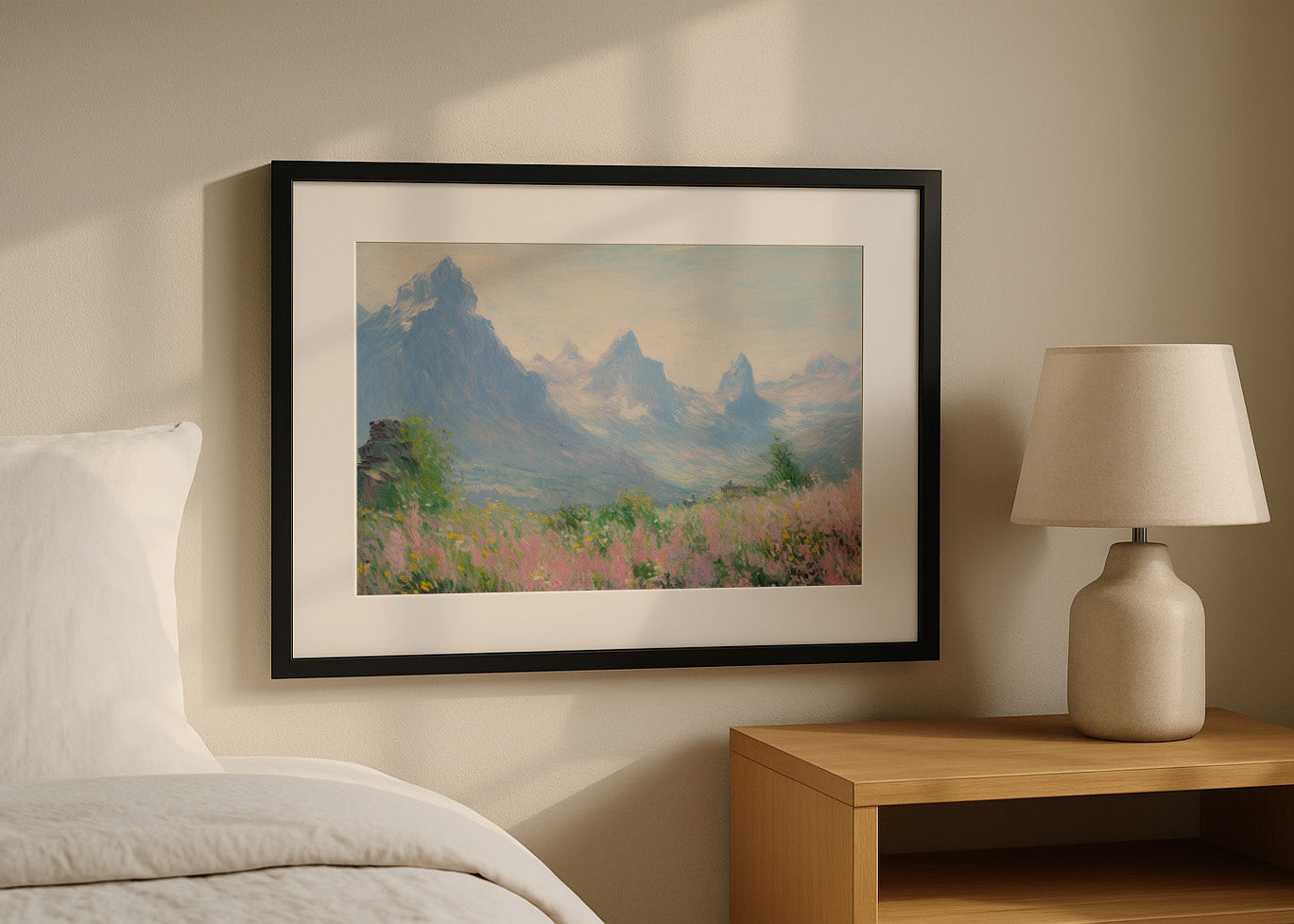 Cuadro Monet mountain