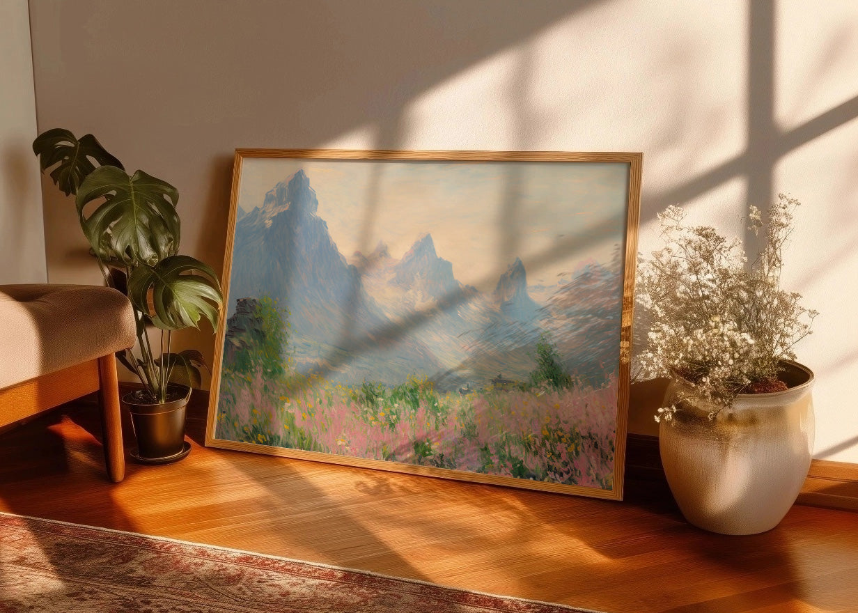 Cuadro Monet mountain
