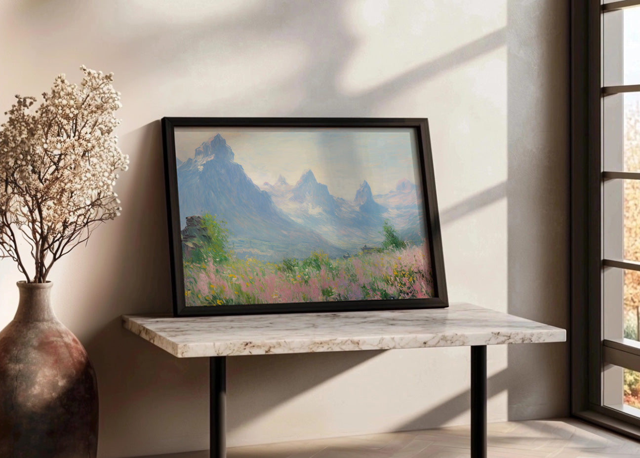 Cuadro Monet mountain