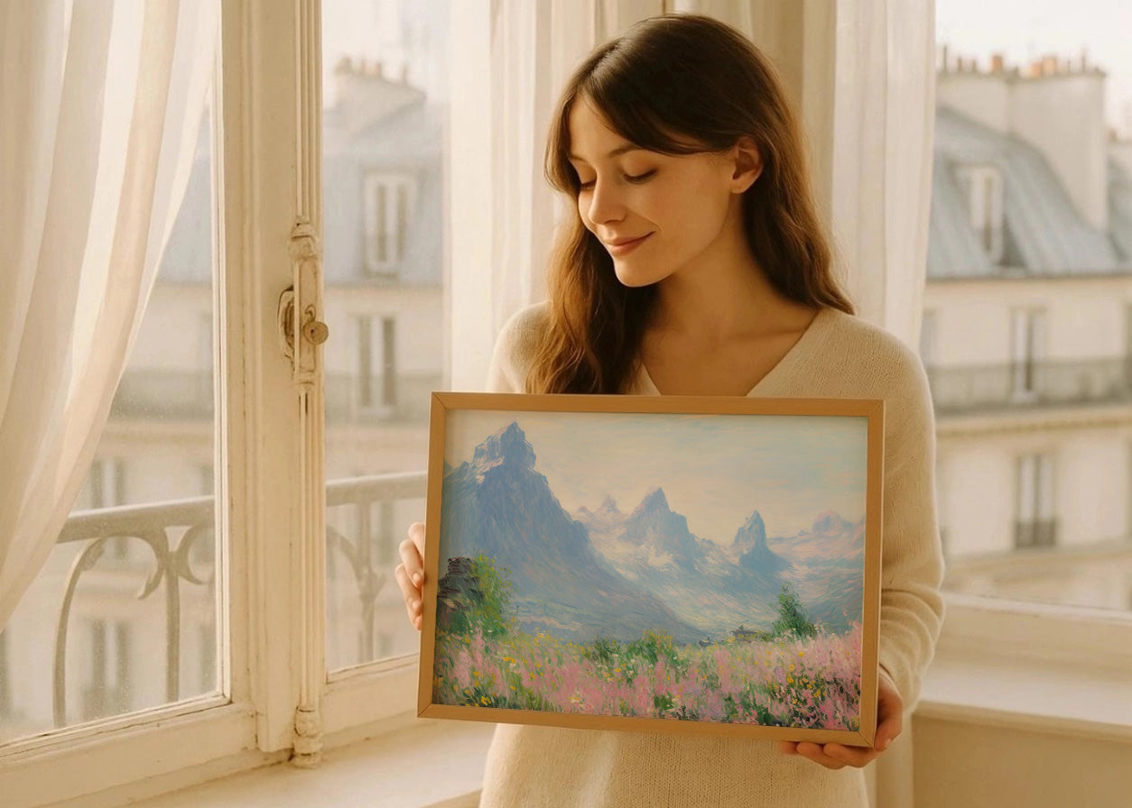 Cuadro Monet mountain