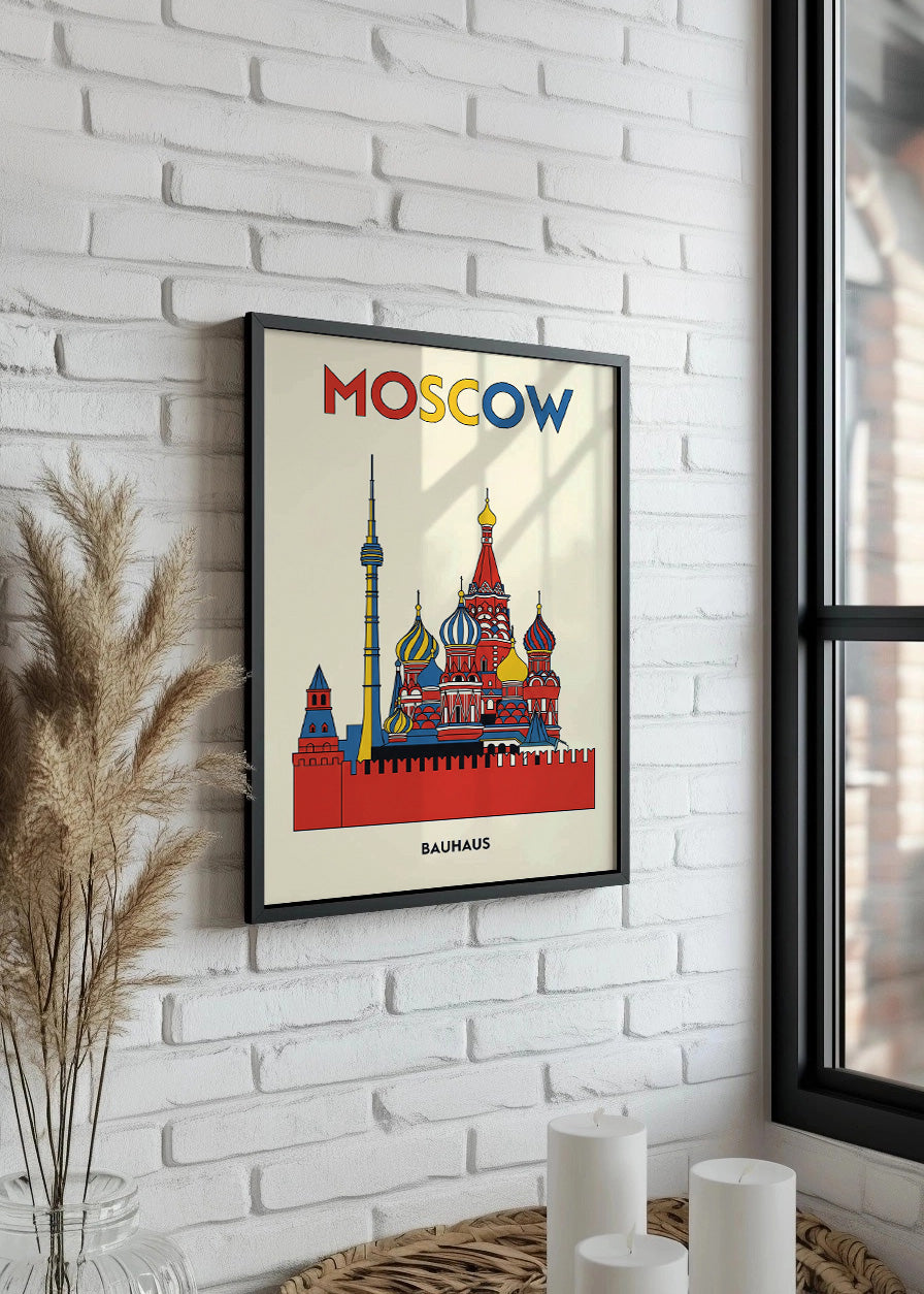 Cuadro Moscow Poster Bauhaus 2