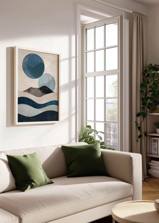 Cuadro Mountain and moons