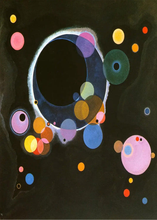 Cuadro Muchos Círculos (Kandinsky)