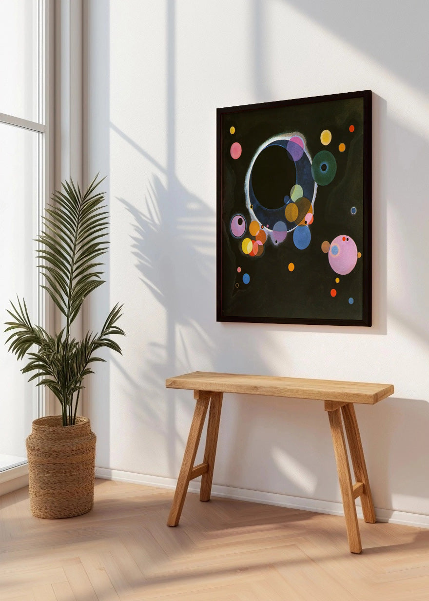 Cuadro Muchos Círculos (Kandinsky)
