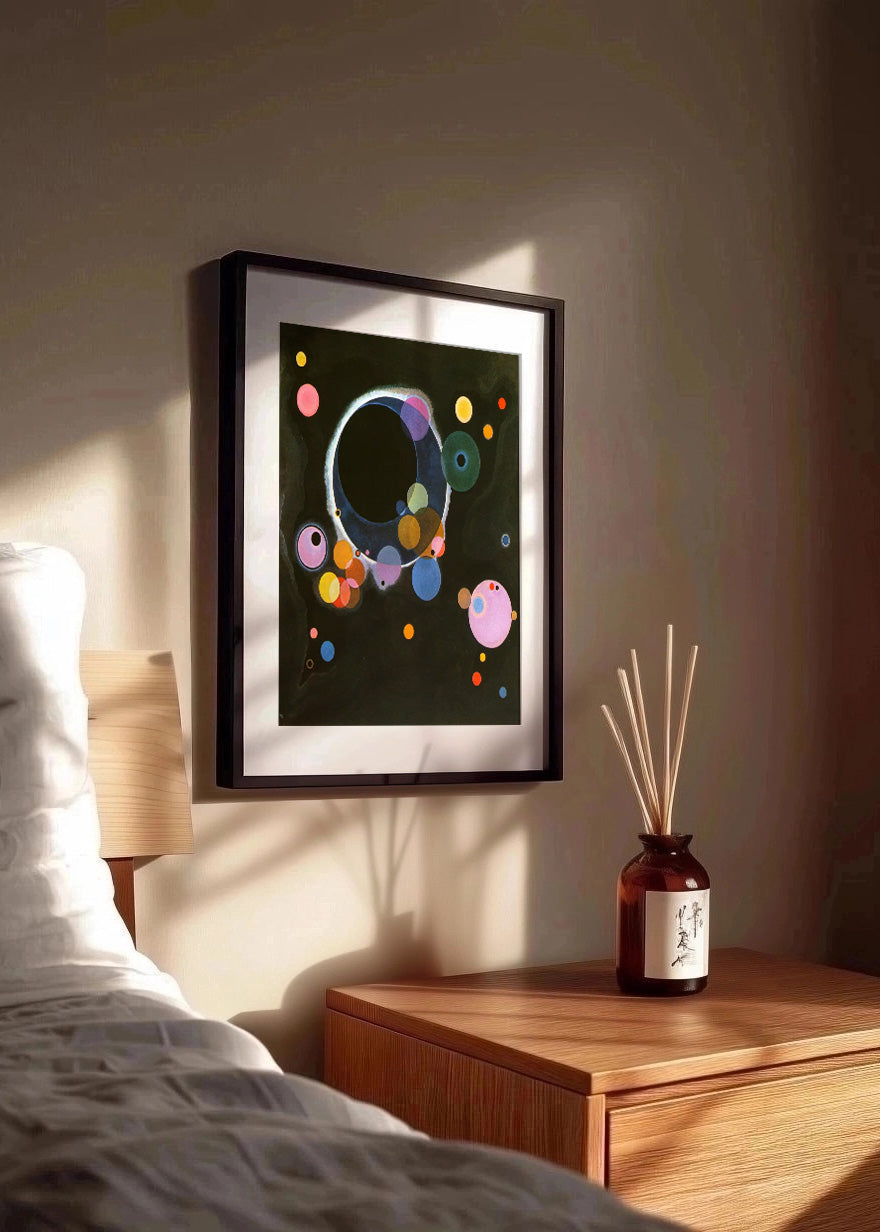 Cuadro Muchos Círculos (Kandinsky)