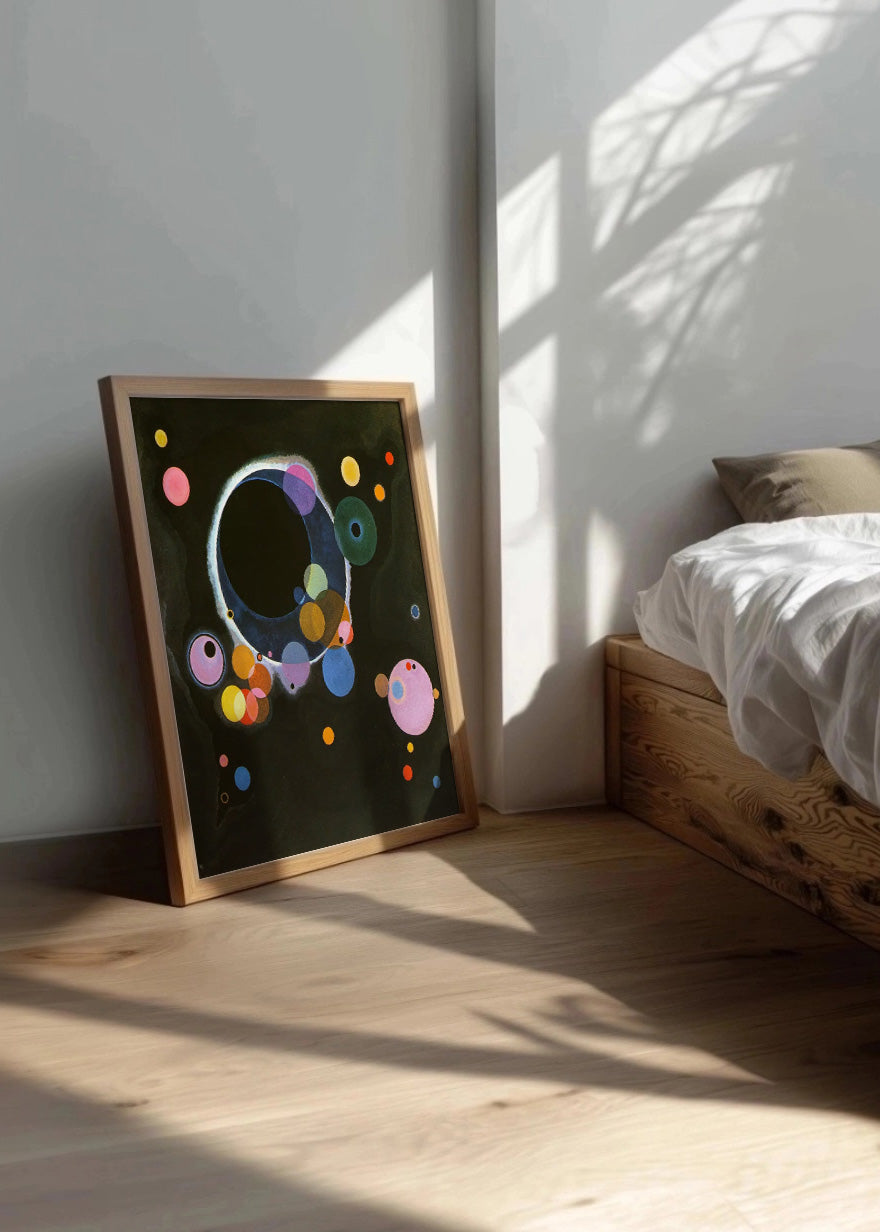 Cuadro Muchos Círculos (Kandinsky)