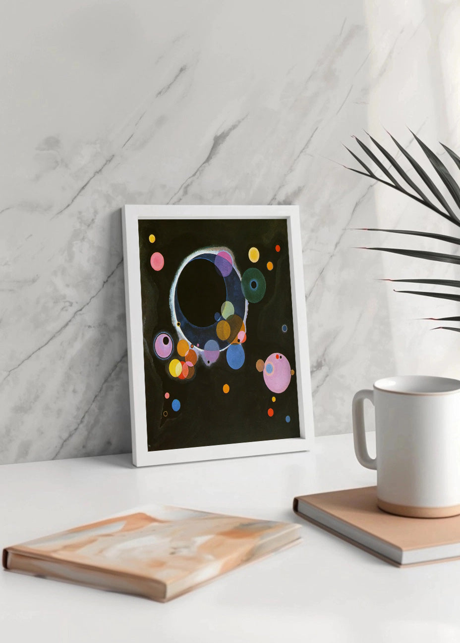Cuadro Muchos Círculos (Kandinsky)