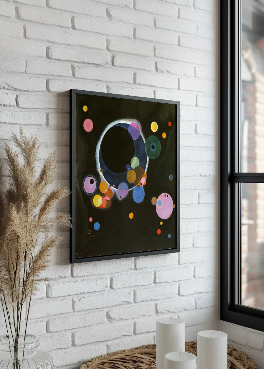 Cuadro Muchos Círculos (Kandinsky)