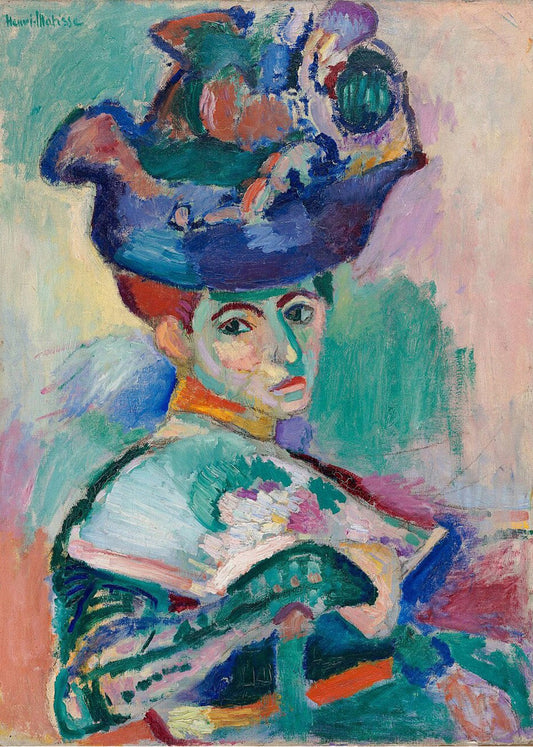 Cuadro Mujer con sombrero (Matisse)