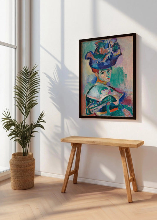Cuadro Mujer con sombrero (Matisse)