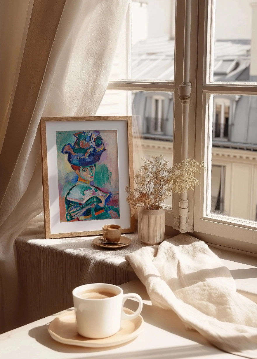 Cuadro Mujer con sombrero (Matisse)