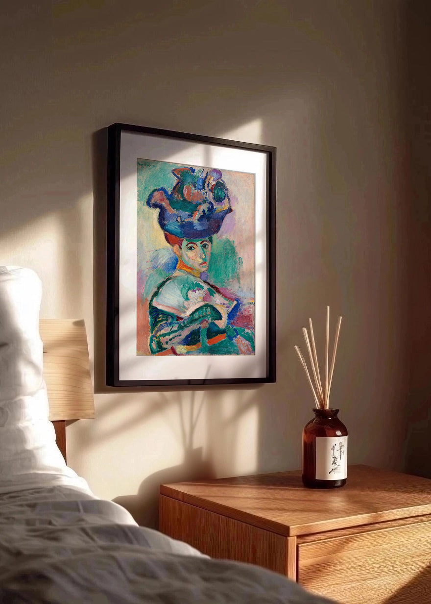 Cuadro Mujer con sombrero (Matisse)