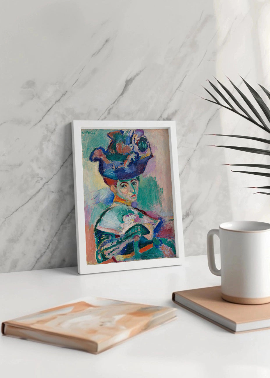 Cuadro Mujer con sombrero (Matisse)