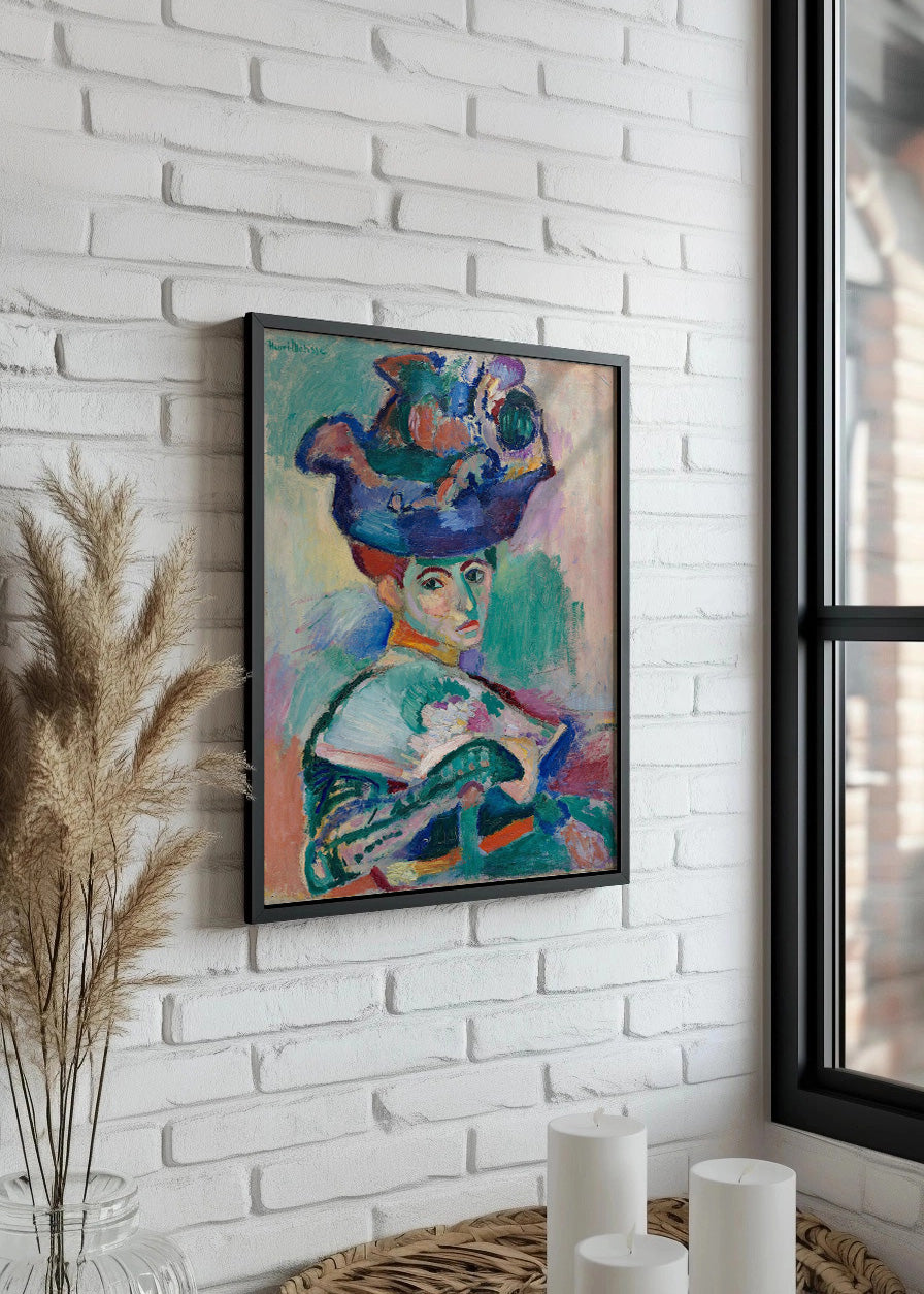 Cuadro Mujer con sombrero (Matisse)
