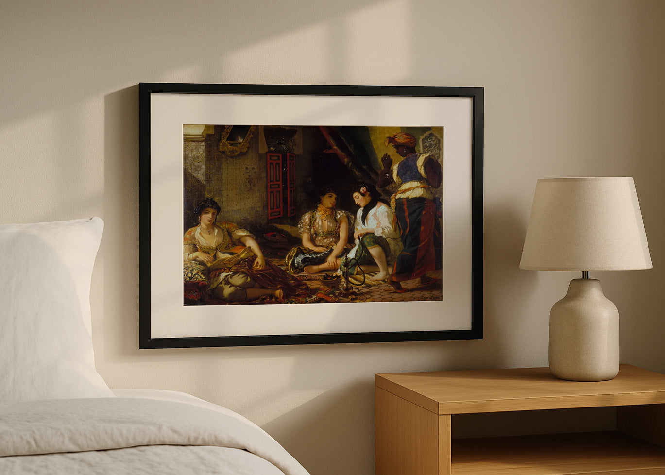 Cuadro Mujeres de Argel en su apartamento (Eugene Delacroix)