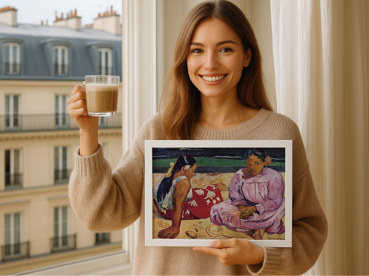 Cuadro de Mujeres de Tahití (Gauguin) - Fine Artic