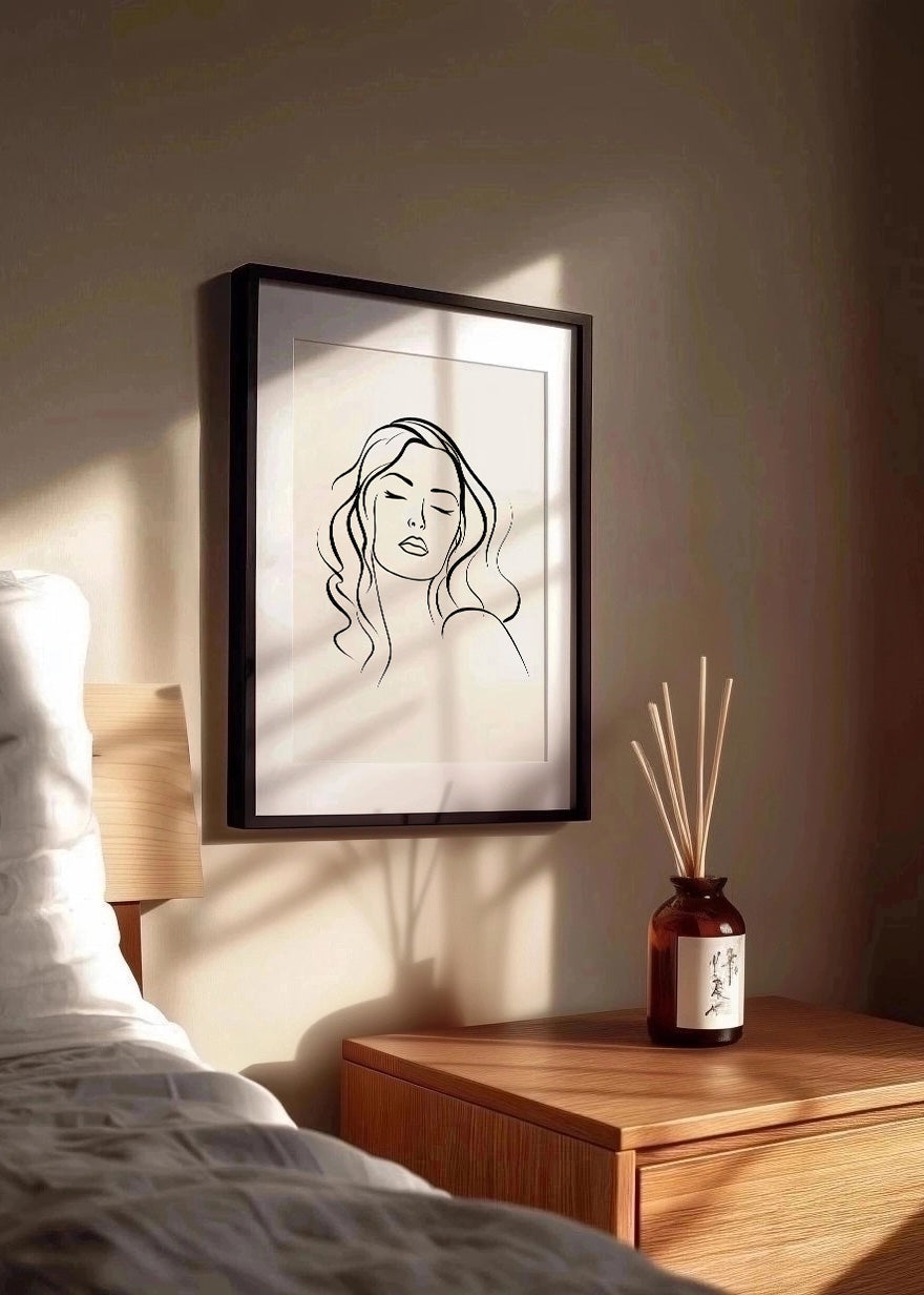 Cuadro Mujer a un trazo