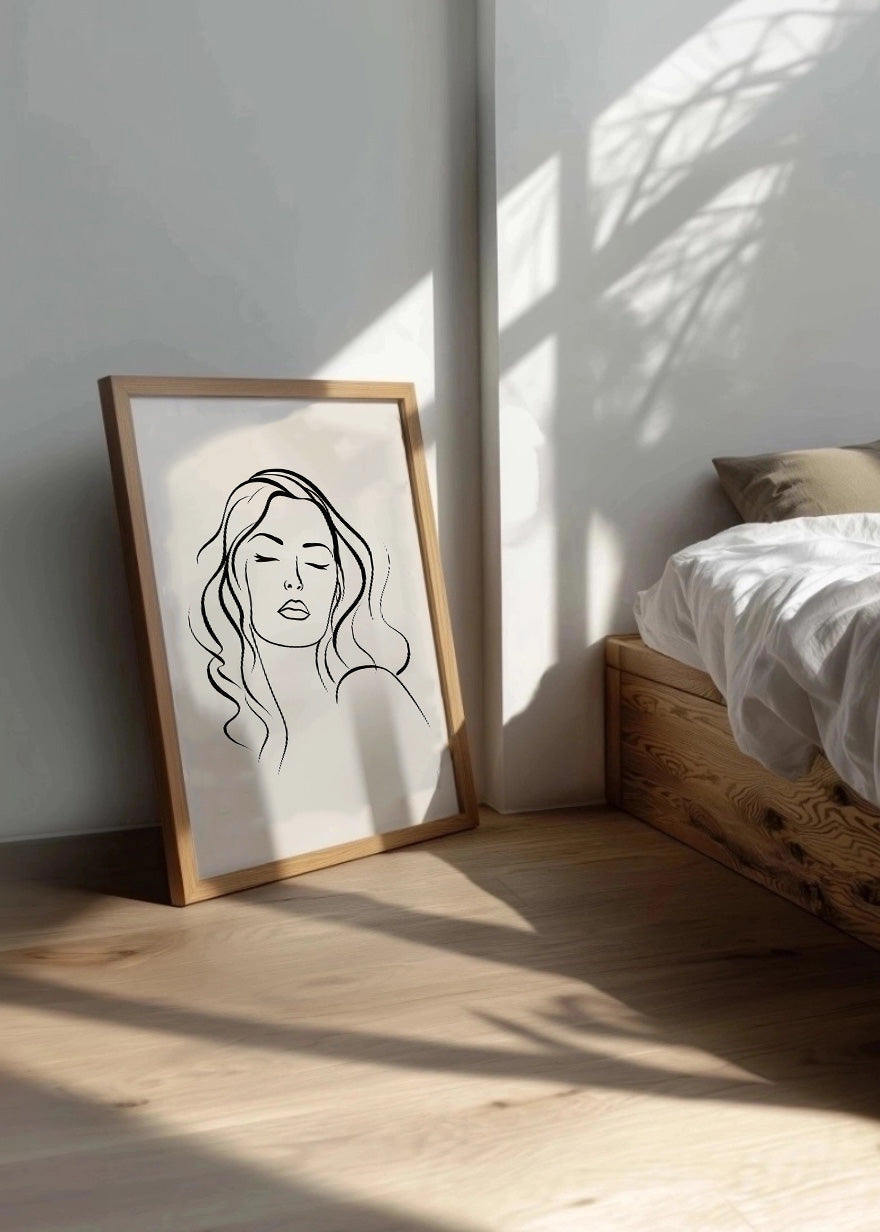 Cuadro Mujer a un trazo