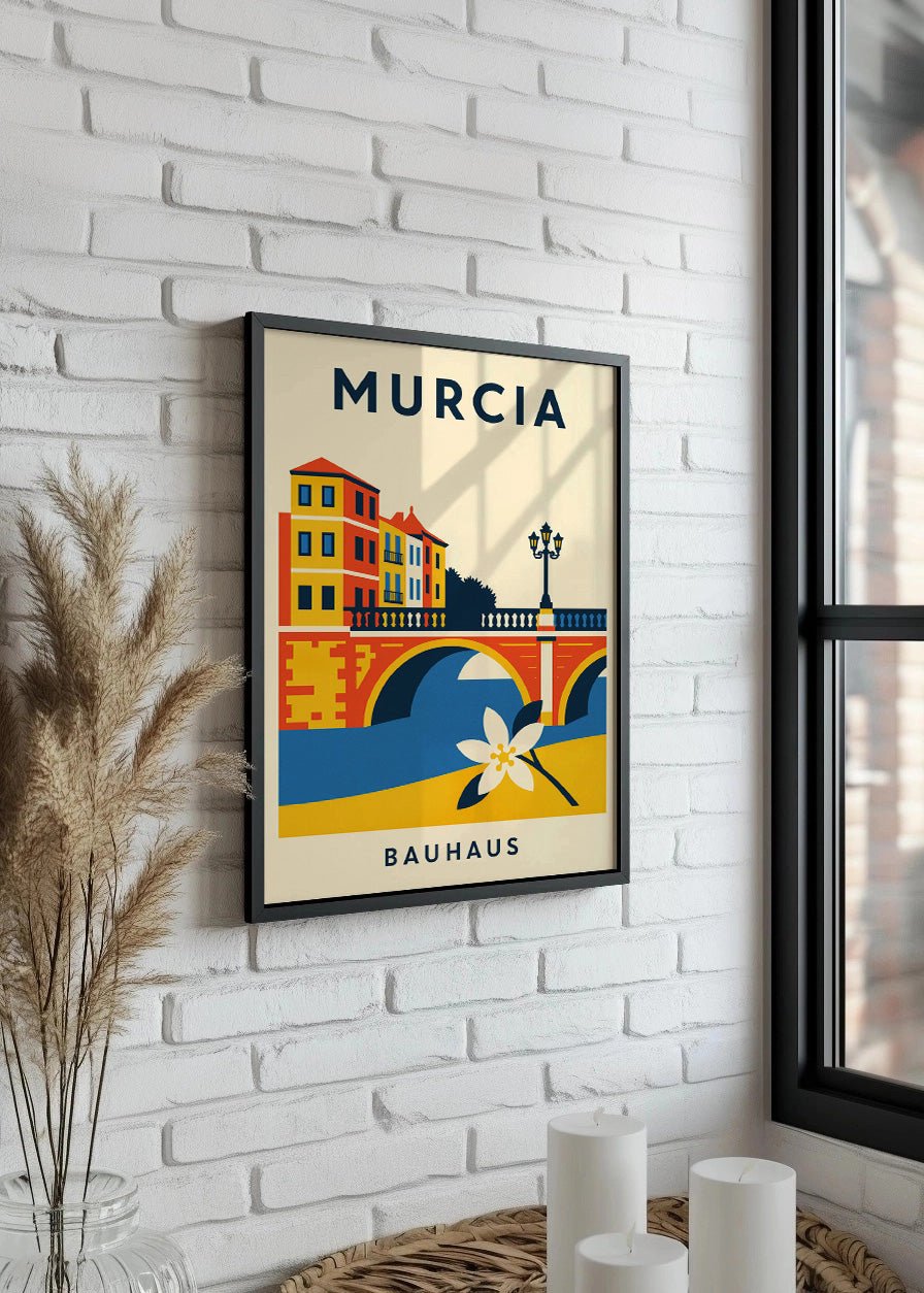 Cuadro Murcia Poster Bauhaus