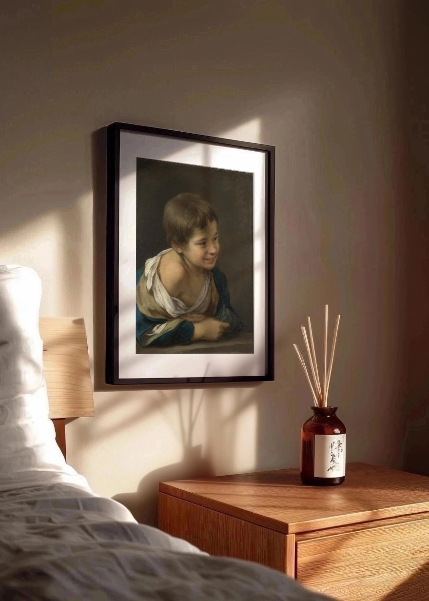 Cuadro Murillo Niño riendo asomado a la ventana