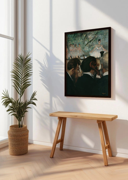 Cuadro Músicos de orquesta (Edgar Degas)