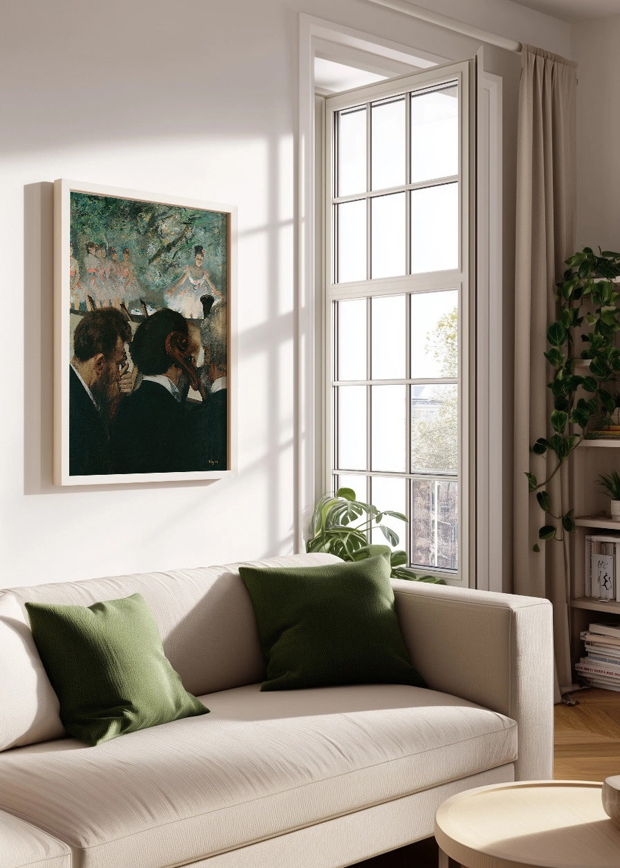 Cuadro Músicos de orquesta (Edgar Degas)