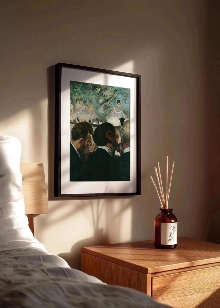 Cuadro Músicos de orquesta (Edgar Degas)