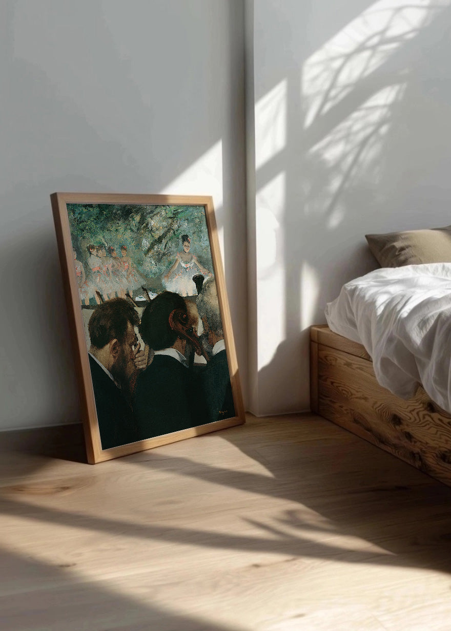 Cuadro Músicos de orquesta (Edgar Degas)