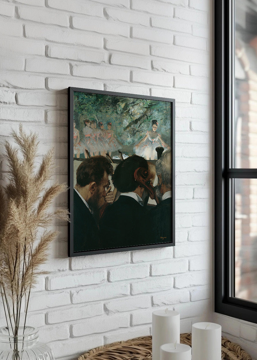 Cuadro Músicos de orquesta (Edgar Degas)