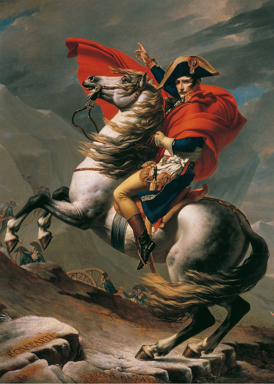 Cuadro Napoleón cruzando los Alpes (Jacques-Louis David)