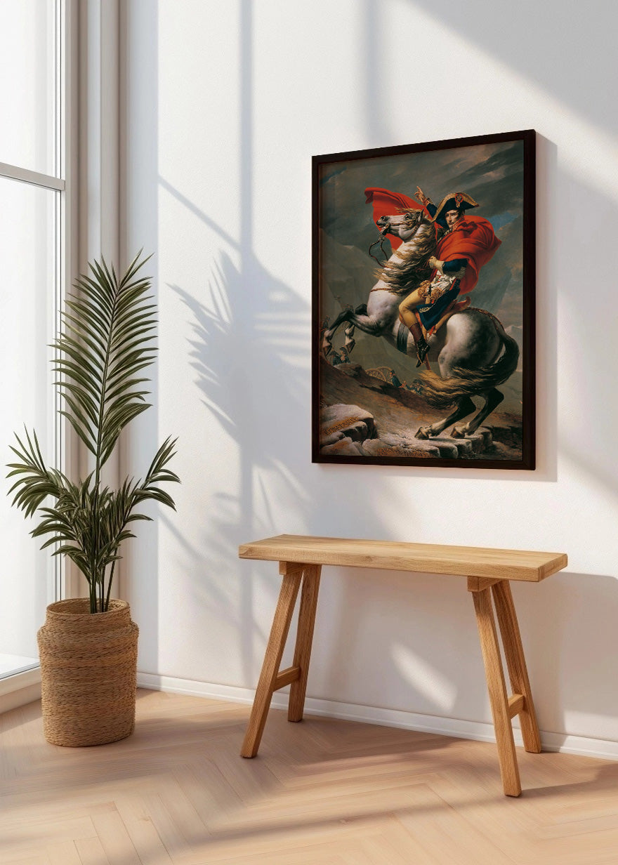 Cuadro Napoleón cruzando los Alpes (Jacques-Louis David)