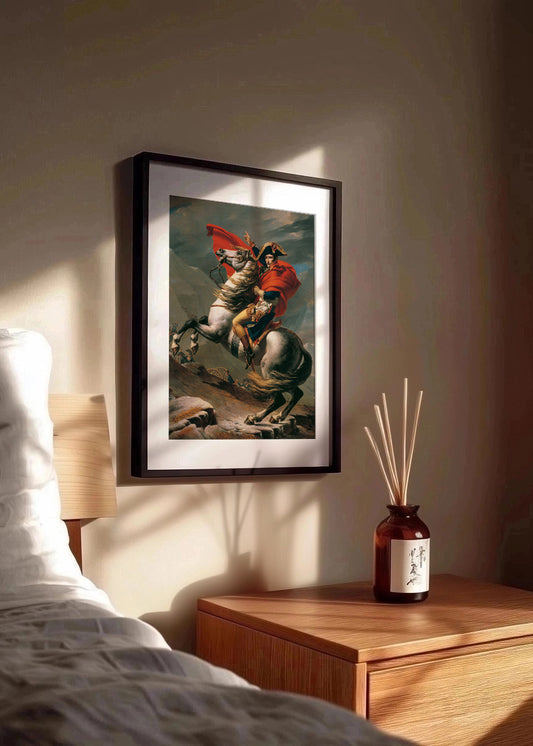 Cuadro Napoleón cruzando los Alpes (Jacques-Louis David)