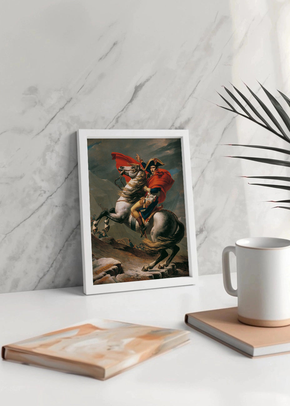 Cuadro Napoleón cruzando los Alpes (Jacques-Louis David)