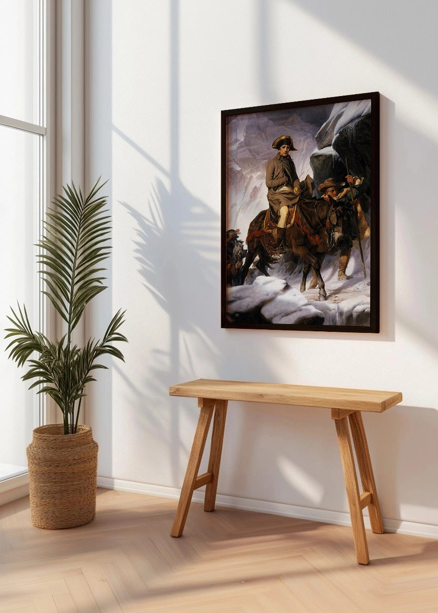 Cuadro Napoleón cruzando los Alpes (Paul Delaroche)