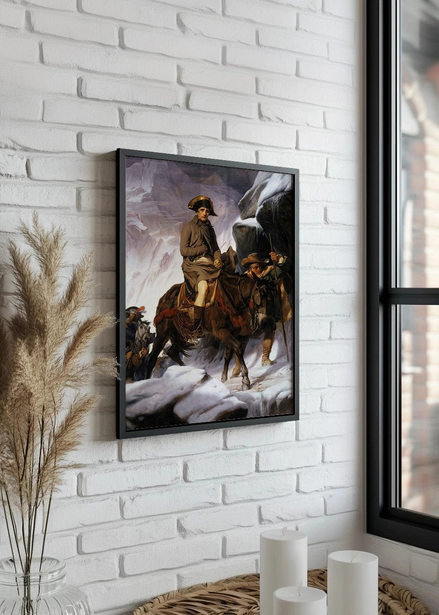 Cuadro Napoleón cruzando los Alpes (Paul Delaroche)
